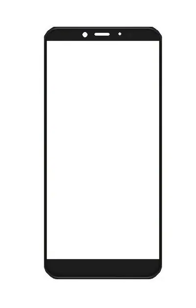 Front Glass for Alcatel 1S - Blue