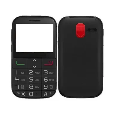 Full Body Housing for Alcatel One Touch 2000 - Black
