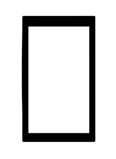 Front Glass for Sony Ericsson Aino - Black