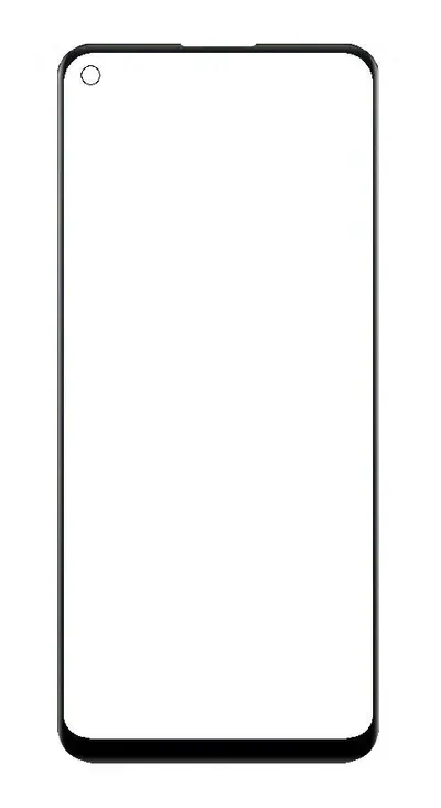 Front Glass for Oppo A95 5G - Blue