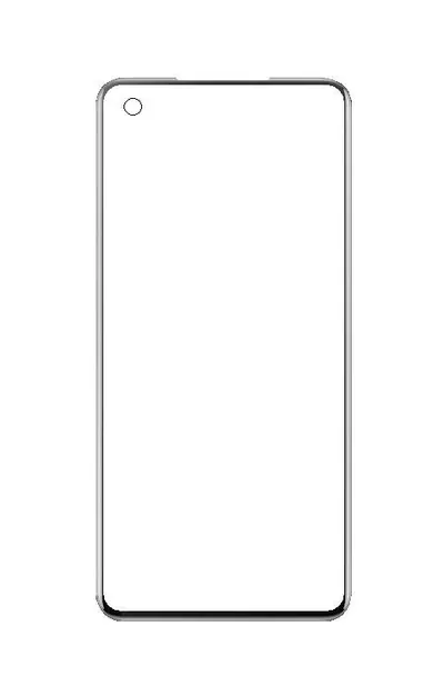Front Glass for Vivo iQOO 5 5G - Blue