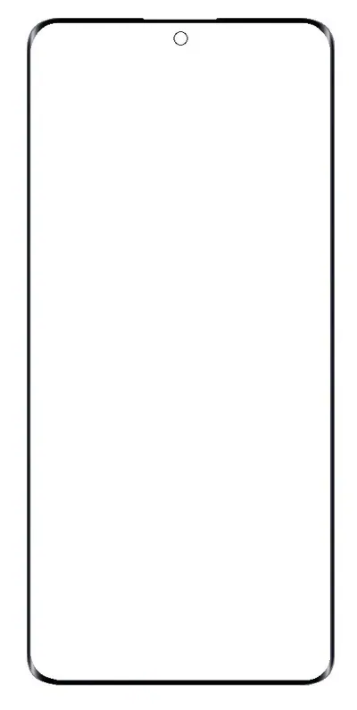 Front Glass for Xiaomi Redmi Note 14 Pro 5G - Black