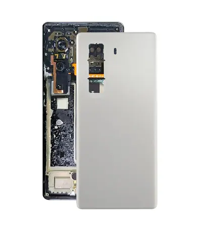 For Infinix Hot 50 Pro+ 4G X6880 Original Back Cover(Silver)