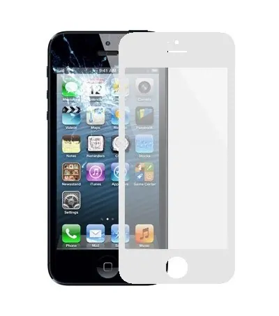 Front Screen Outer Glass Lens for iPhone 5 & 5S(White)