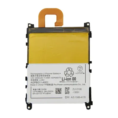 For Sony Xperia Z1 / L39h 3.8V 3000mAh Rechargeable Li-Polymer Battery