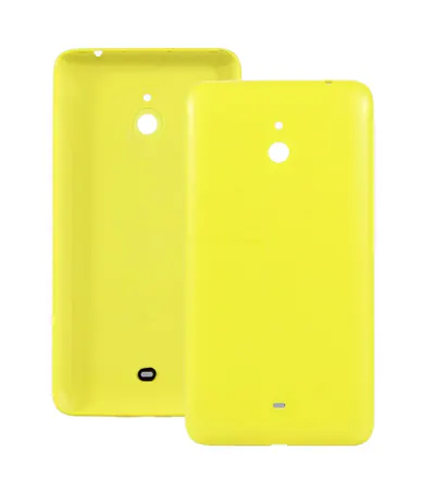 Original Housing Battery Back Cover + Side Button for Nokia Lumia 1320(Yellow)