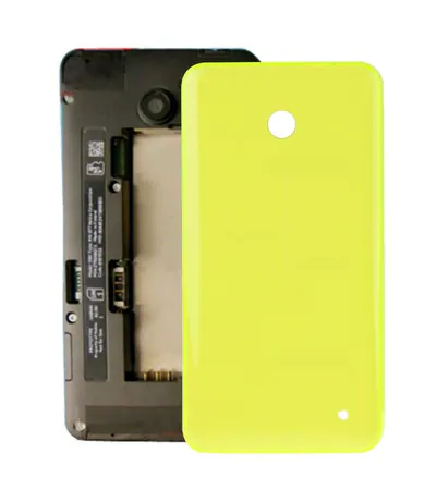 Housing Battery Back Cover + Side Button for Nokia Lumia 635(Yellow)