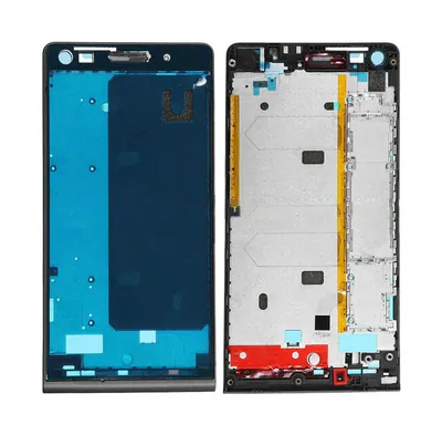 Front Housing Screen Frame Bezel for Huawei Ascend G6(Black)