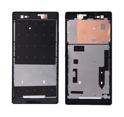 Front Housing with Adhesive Sticker for Sony Xperia T2 Ultra(Black)