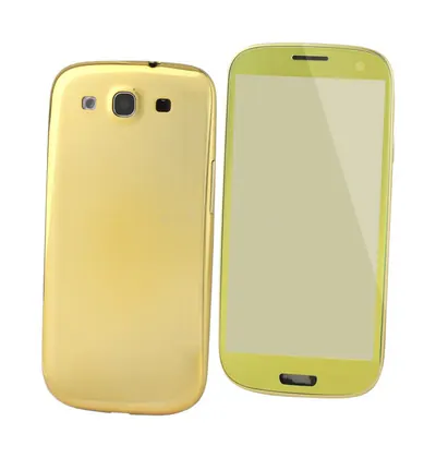 For Galaxy SIII / i9300 Full Housing High Quality Plating Chassis (Outer Screen Glass Digitizer Cover + Middle Frame Chassis Bezel + Battery Cover)