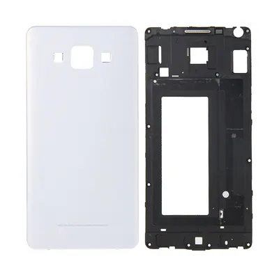 For Galaxy A5 / A500 Full Housing Cover (Front Housing LCD Frame Bezel Plate + Rear Housing ) (White)