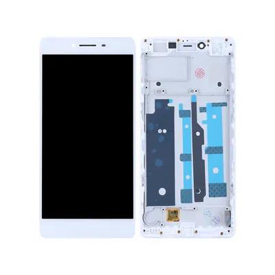 TFT LCD Screen for OPPO R7s Digitizer Full Assembly with Frame(White)