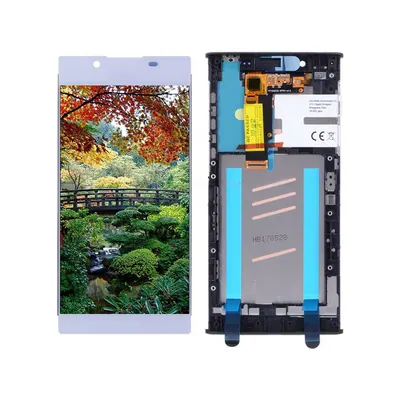 OEM LCD Screen for Sony Xperia L1 G3311 G3312 G3313 Digitizer Full Assembly with Frame(Silver)