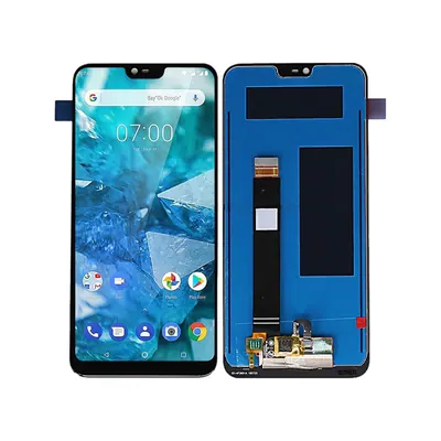 TFT LCD Screen for Nokia 7.1 TA-1085 TA-1095 TA-1096 with Digitizer Full Assembly (Black)
