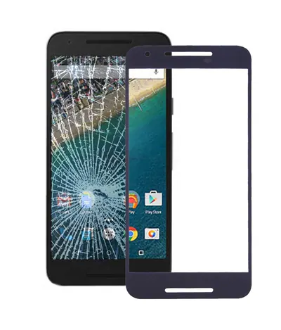 Front Screen Outer Glass Lens for Google Nexus 5X(Black)