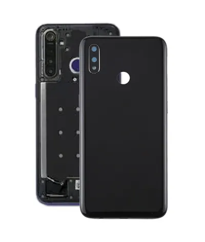 For OPPO Realme 3 Battery Back Cover (Black)