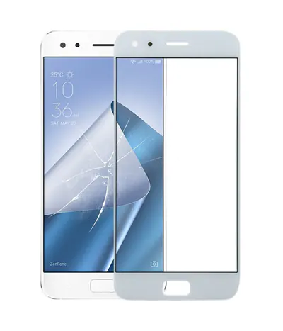 Front Screen Outer Glass Lens for Asus ZenFone 4 Pro ZS551KL / Z01GD (White)