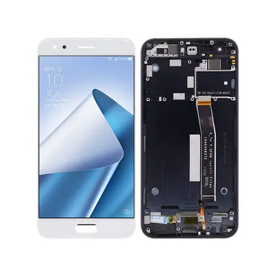 OEM LCD Screen for Asus ZenFone 4 ZE554KL Z01KDA Z01KD Z01KS Digitizer Full Assembly with Frame(White)