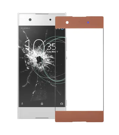 Front Screen Outer Glass Lens for Sony Xperia XA1 (Pink)