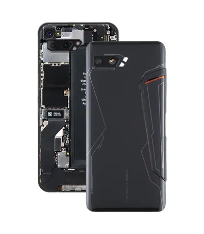 Back Cover for Asus ROG Phone II ZS660KL I001D I001DA I001DE(Jet Black)