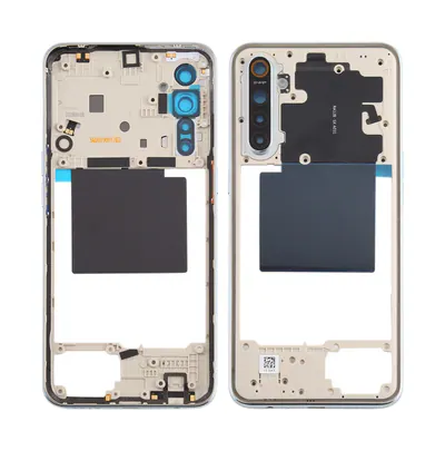 For OPPO Realme X2 Original Middle Frame Bezel Plate (White)