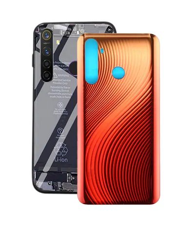 For OPPO Realme 5 Pro / Realme Q Battery Back Cover (Orange)