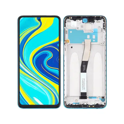 LCD Screen and Digitizer Full Assembly with Frame for Xiaomi Redmi Note 9S / Redmi Note 9 Pro Max / Redmi Note 9 Pro (India) / Redmi Note 9 Pro / Note 10 Lite(Blue)