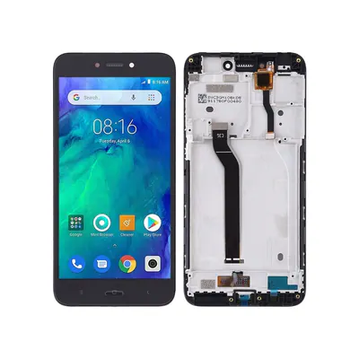 TFT LCD Screen for Xiaomi Redmi Go Digitizer Full Assembly with Frame(Black)