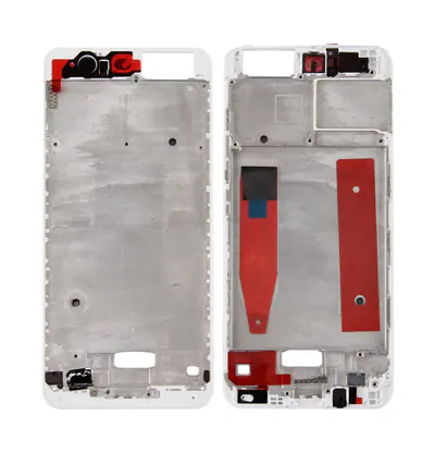 For Huawei P10 Front Housing LCD Frame Bezel Plate(White)