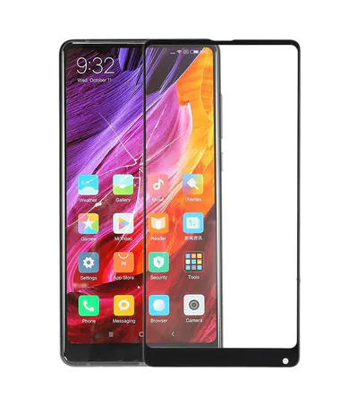 Front Screen Outer Glass Lens for Xiaomi Mi Mix2(Black)