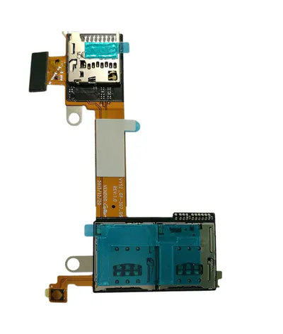 Micro SD Card & Double SIM Card Reader Flex Cable for Sony Xperia M2