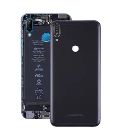 Back Cover with Camera Lens & Side Keys for Asus Zenfone Max Pro (M1) / ZB601KL(Black)