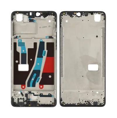 For OPPO A3 2018 / F7 Front Housing LCD Frame Bezel Plate (Black)