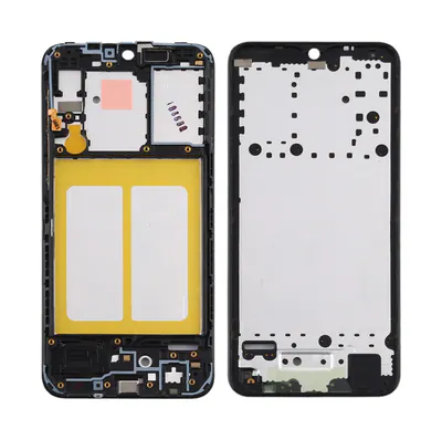 For Samsung Galaxy A10e Front Housing LCD Frame Bezel Plate (Black)
