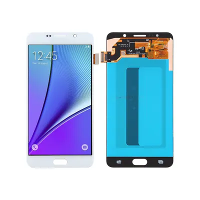 5.5 inch OLED LCD Screen for Samsung Galaxy Note 5 with Digitizer Full Assembly (White)