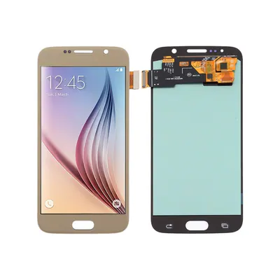 OLED LCD Screen for Samsung Galaxy S6 with Digitizer Full Assembly (Gold)