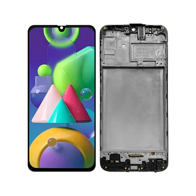 Original LCD Screen for Samsung Galaxy M21 SM-M215 Digitizer Full Assembly With Frame