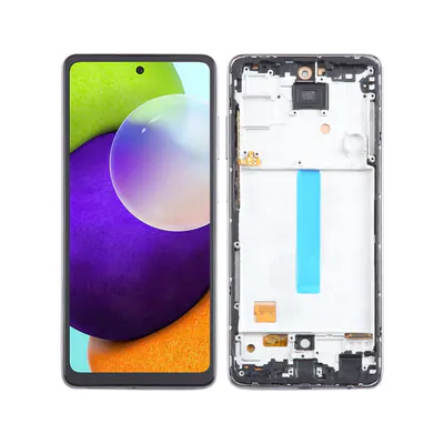 For Samsung Galaxy A52 4G SM-A525 incell Material LCD Screen and Digitizer Full Assembly with Frame, Not Supporting Fingerprint Identification