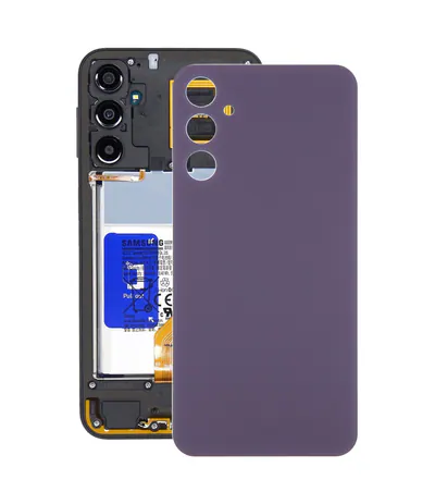 For Samsung Galaxy A24 4G SM-A245F Original Battery Back Cover(Dark Red)