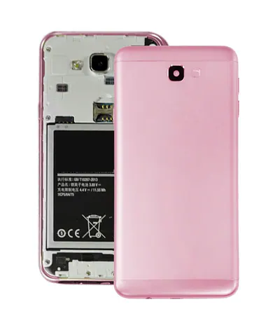 For Galaxy J7 Prime, G610F, G610F/DS, G610F/DD, G610M, G610M/DS, G610Y/DS, ON7(2016) Back Cover (Pink)