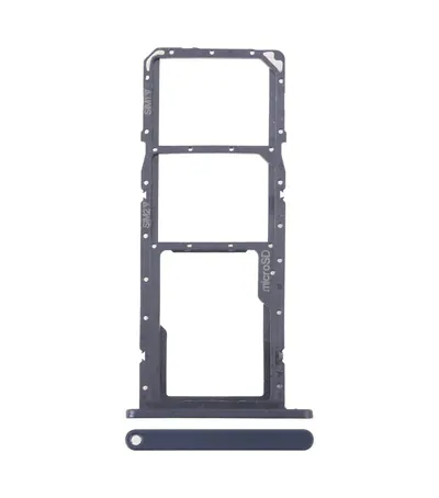 For Samsung Galaxy A06 SM-A065F Original SIM Card Tray + SIM Card Tray + Micro SD Card Tray (Black)