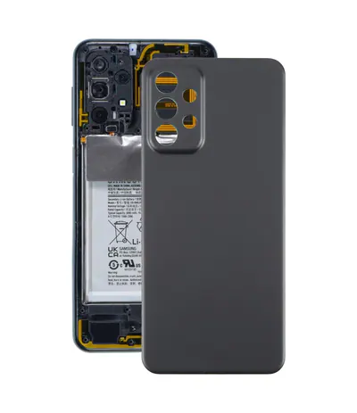 For Samsung Galaxy A23 5G SM-A236B Back Cover(Black)