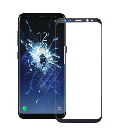 For Samsung Galaxy S8 Front Screen Outer Glass Lens with OCA Optically Clear Adhesive