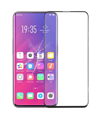 For OPPO Find X Front Screen Outer Glass Lens with OCA Optically Clear Adhesive