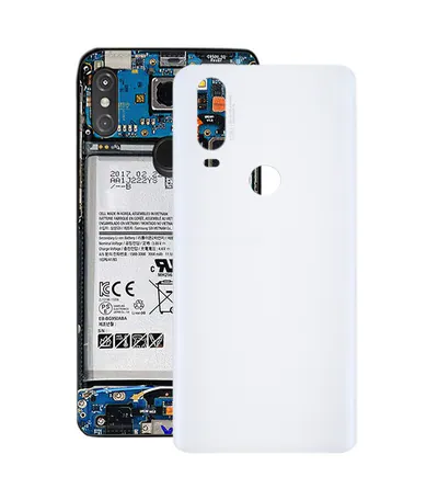 Battery Back Cover for Motorola Moto One Action(White)