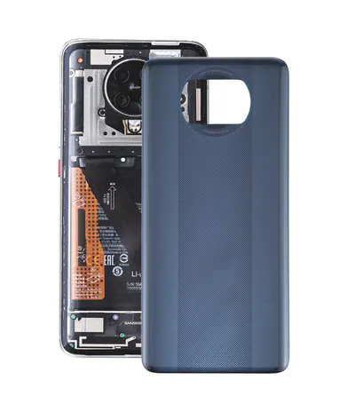 Original Battery Back Cover for Xiaomi Poco X3 / Poco X3 NFC M2007J20CG / M2007J20CT(Black)