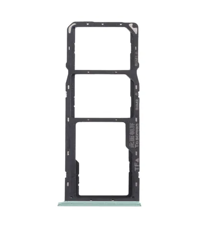 For OPPO Realme C11 RMX2185 SIM Card Tray + SIM Card Tray + Micro SD Card Tray (Green)