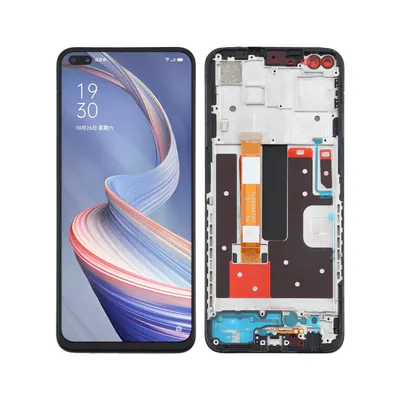 TFT LCD Screen for OPPO A92s/Reno4 Z PDKM00 Digitizer Full Assembly With Frame