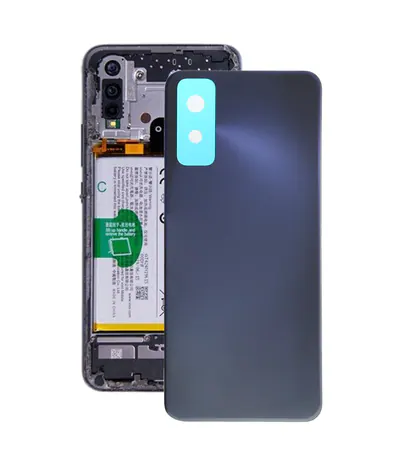 For Vivo Y30 / V2034A Battery Back Cover (Black)