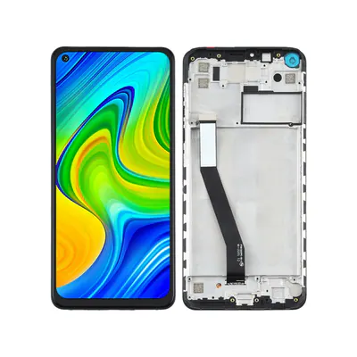 TFT LCD Screen for Xiaomi Redmi Note 9 /Redmi 10X 4G Digitizer Full Assembly with Frame(Black)